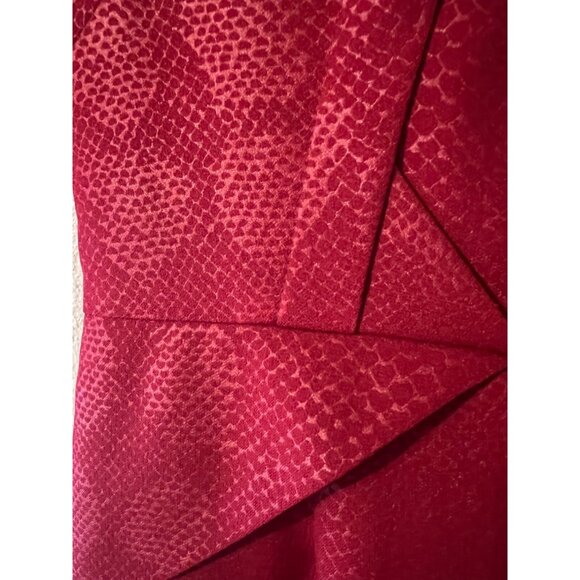 Adrianna Papell Sheath Dress 6 Cherry Red Short Sleeve Career Church Party PinUp - Picture 2 of 6